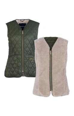 Ladies Barbour Markenfield Liner 9 Ladies Barbour Markenfield Liner -Denim Dreams Store TS23265OLIVENATURAL 3