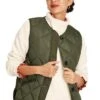 Ladies Joules Radley Diamond Quilted Gilet -Denim Dreams Store TS23386GRAPELEAF