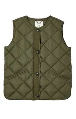 Ladies Joules Radley Diamond Quilted Gilet 7 Ladies Joules Radley Diamond Quilted Gilet -Denim Dreams Store TS23386GRAPELEAF 2