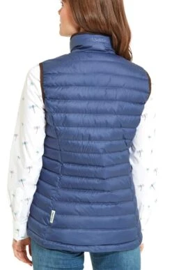 Ladies Schoffel Launde Down Gilet -Denim Dreams Store TS23515STONEBLUE 2