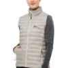 Ladies Jack Wolfskin Pilvi Down Gilet -Denim Dreams Store TS23677DOVE