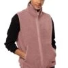 Ladies Jack Wolfskin High Curl Vest -Denim Dreams Store TS23685AFTERGLOW