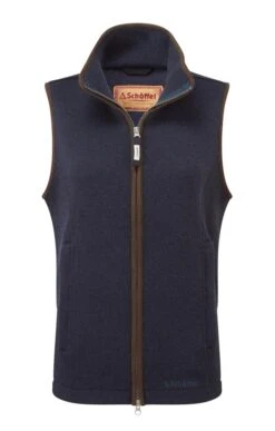 Ladies Schoffel Ashton Fleece Gilet -Denim Dreams Store TS23801MIDNIGHT 2