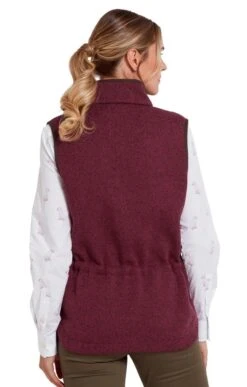 Ladies Schoffel Ashton Fleece Gilet -Denim Dreams Store TS23801MULBERRY 1