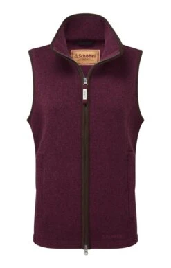 Ladies Schoffel Ashton Fleece Gilet -Denim Dreams Store TS23801MULBERRY 2