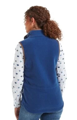 Ladies Schoffel Lyndon Fleece Gilet -Denim Dreams Store TS24095COBALT 1