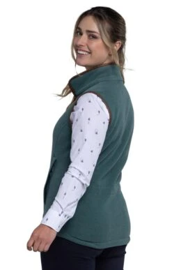 Ladies Schoffel Lyndon Fleece Gilet -Denim Dreams Store TS24095DUCKEGG 1