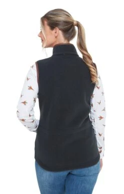 Ladies Schoffel Lyndon Fleece Gilet -Denim Dreams Store TS24095GUNMETAL 1