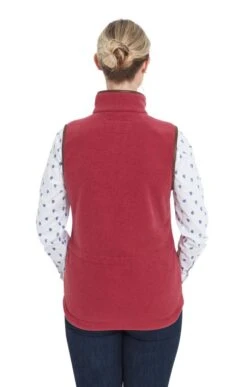 Ladies Schoffel Lyndon Fleece Gilet -Denim Dreams Store TS24095POMAGRANATE 1