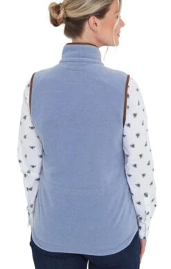 Ladies Schoffel Lyndon Fleece Gilet -Denim Dreams Store TS24095POWDERBLUE 1