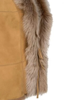 Ladies Lambskin Gilet -Denim Dreams Store TS26208HONEY 4