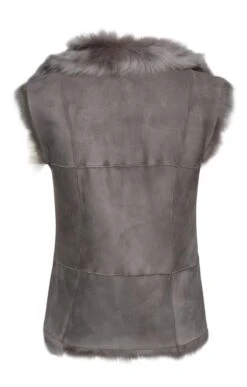 Ladies Lambskin Gilet -Denim Dreams Store TS26208TOPO 2