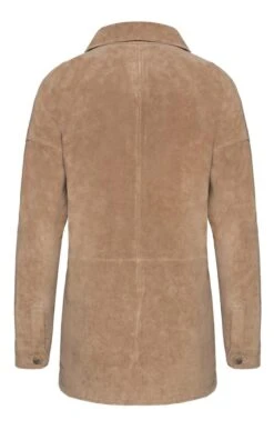 Ladies Suede Overshirt 15 Ladies Suede Overshirt -Denim Dreams Store TS31672BEIGE 3