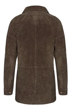 Ladies Suede Overshirt 18 Ladies Suede Overshirt -Denim Dreams Store TS31672MIDBROWN 2