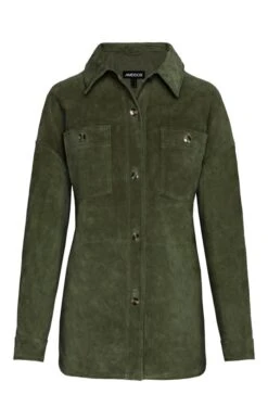 Ladies Suede Overshirt