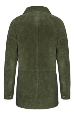Ladies Suede Overshirt 20 Ladies Suede Overshirt -Denim Dreams Store TS31672OLIVE 1