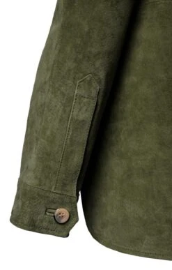 Ladies Suede Overshirt 21 Ladies Suede Overshirt -Denim Dreams Store TS31672OLIVE 2