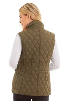 Ladies Caroline Gilet 12 Ladies Caroline Gilet -Denim Dreams Store TS66636LEAFGREEN 3