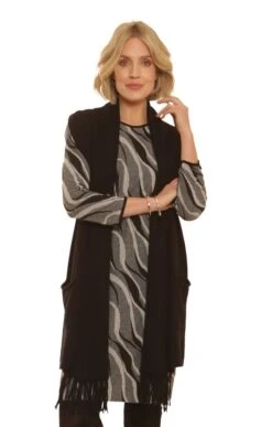 Ladies Pomodoro Long Waistcoat