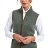 Ladies Schoffel Orkney Merino Gilet -Denim Dreams Store TT56951CEDARGREEN