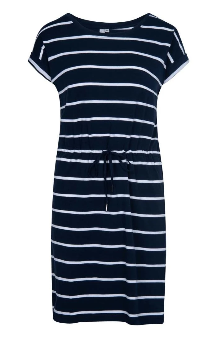 Ladies Stripe Short Dress 4 Ladies Stripe Short Dress - Image 2