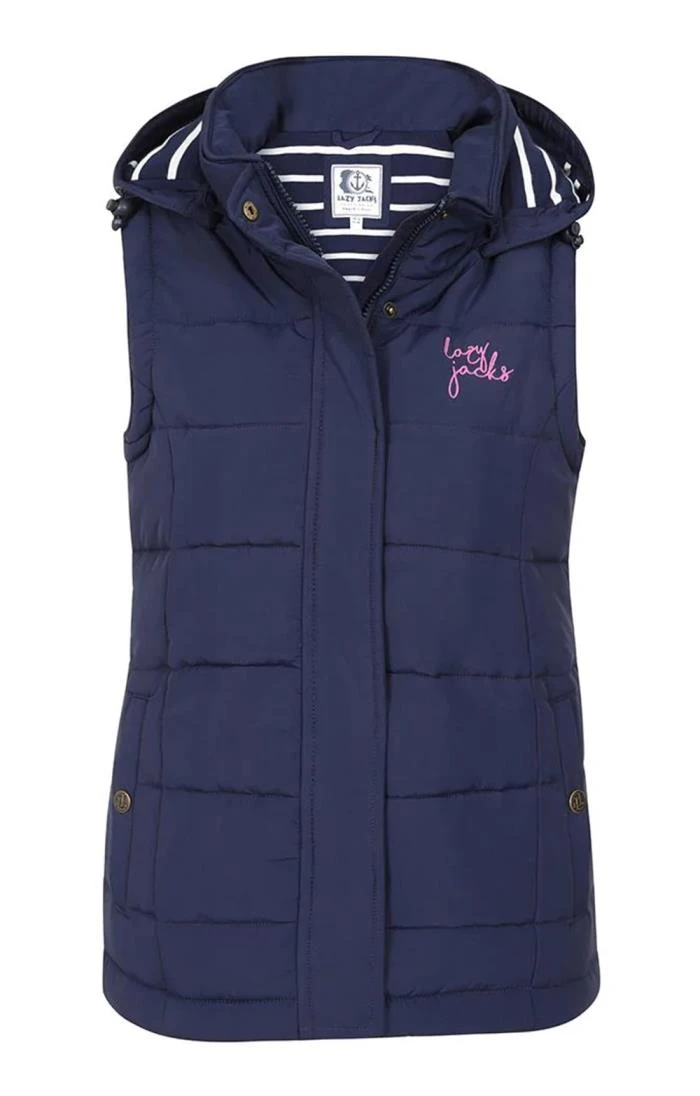 Ladies Lazy Jacks Hooded Gilet 3 Ladies Lazy Jacks Hooded Gilet